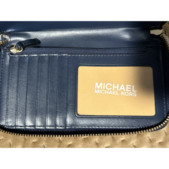 Michael Kors Wallet Navy Blue - Picture 4 of 8
